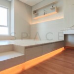 บิ้วอินห้องนอนทาทามิ+โต๊ะแป้ง+ตู้เสื้อผ้า