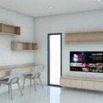 บิ้วอินคอนโด ห้องรับแขก+ตู้เสื้อผ้า+ครัว