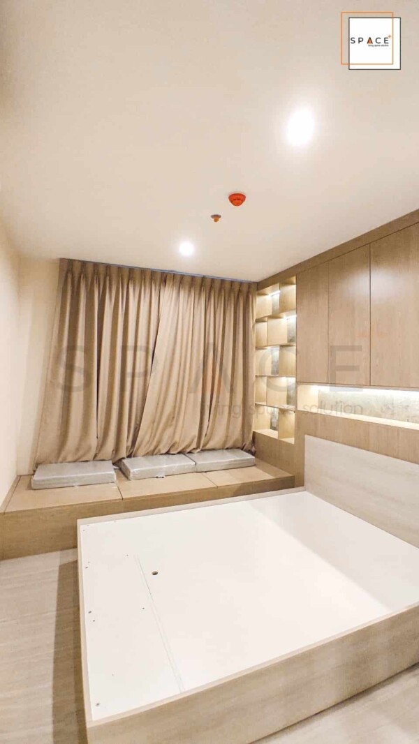 บิ้วอินคอนโด  Aspire Erawan Prime ห้องนอน+ห้องนั่งเล่น - Image 2
