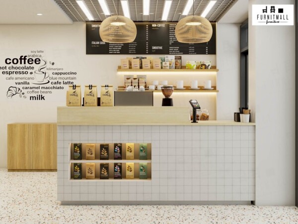 เค้าน์เตอร์คาเฟ่ เค้าน์เตอร์ร้านอาหาร เค้าน์เตอร์มูจิ  หลายขนาด - Image 2