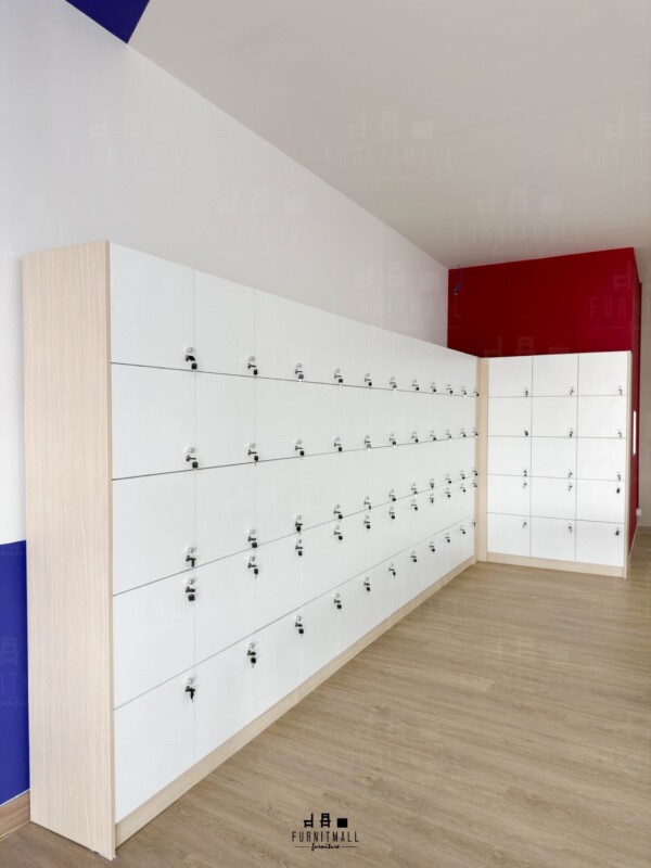 ล็อกเกอร์ locker L-Shape ยาวรวม 6 เมตร สูง 2เมตร งานลอยตัว