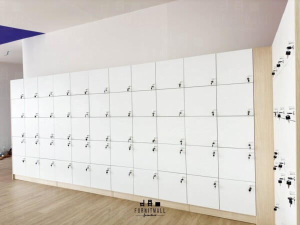 ล็อกเกอร์ locker L-Shape ยาวรวม 6 เมตร สูง 2เมตร งานลอยตัว - Image 2