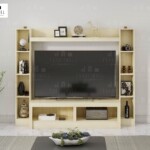 ชั้นวางทีวี 65นิ้ว  แบบแพคกล่อง ประกอบง่าย