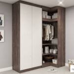 บิ้วอินตู้เสื้อผ้าLเข้ามุม