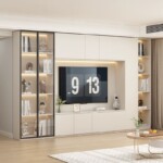 TV002-ตู้ทีวี+เก็บของ+โชว์